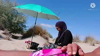 I Shocked This Muslim With My Cocks Pulled Out At The Beach!