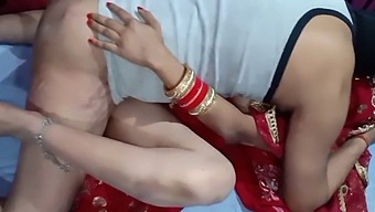 The Indian Newly Married Wife'S First Night Sex In The Bedroom.