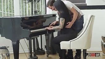 Mexican Piano Teacher Jack Escobar Takes Advantage Of The Situation And Fucks Katrina Jade Really Awesome!!