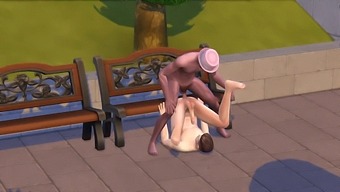 Sims 4: Gay Men Engage In Anal Sex In The Park