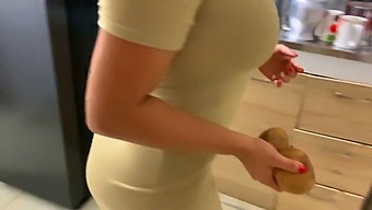 Stepsister Caught Red-Handed In The Kitchen And Ends Up Having Real Sex