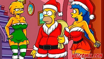 A Christmas Surprise: Giving My Wife To Beggars As A Gift In A Simpson'S Inspired Hentai