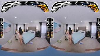 Sandy, The Latin Maid With Big Natural Tits, Pleases Your Desires In Vr