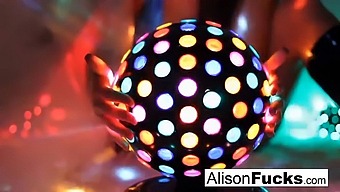 Alison Tyler'S Voluptuous Breasts On Display In Disco Ball Video