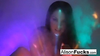 Alison Tyler'S Voluptuous Breasts On Display In Disco Ball Video