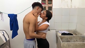 A Spanish Teen With A Tight Brown Pussy Gets Filled With Milk In My Step-Sister'S Porn Video