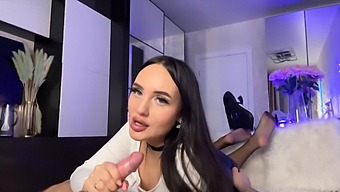 Step-Sister Gives Oral Sex And Sexual Lessons, With Facial Cumshot In High Definition