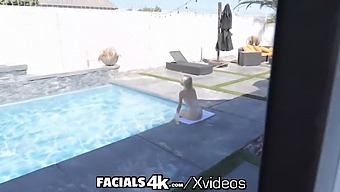 Two Men Climax On Maria Anjel'S Face In Stunning 4k Quality