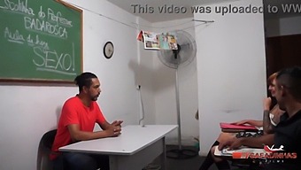 Teacher Rubens Badaro'S Lewd Encounter With A Naughty Student In Badaro