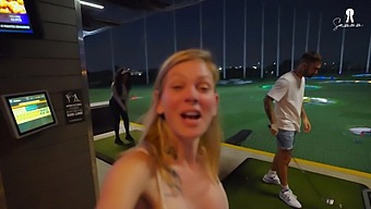 Amateur Babe With Small Tits Gets Pounded By Big Cock On The Golf Course