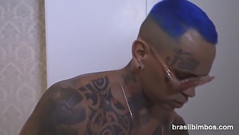 Brazilian Curvy Woman Gets Double Penetrated