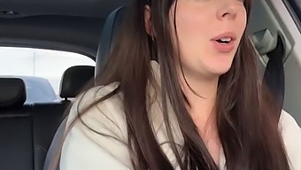 High-Definition Solo Female Pleasure With Sex Toys At Tim Horton'S Drive-Thru