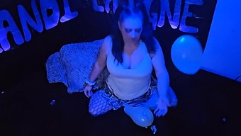 Cute Milf'S Fetish For Balloon Popping In A Safe And Consensual Way
