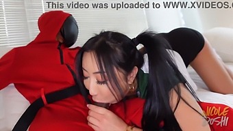 Bbc Penetrates An Asian Girl In A Gaming-Themed Video
