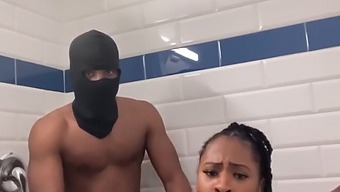Interracial Shower Sex With A Black Bbc
